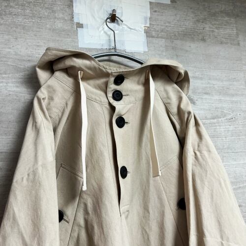 POSTELEGANT ポステレガント 20SS コットンシルクロングフーデットプル 