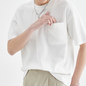 ポケット付きワッフルTシャツ　MT0110008