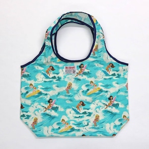 BS24S-2019 BO SPORT California Fabric Eco Bag / Surfer Girl (Turq)