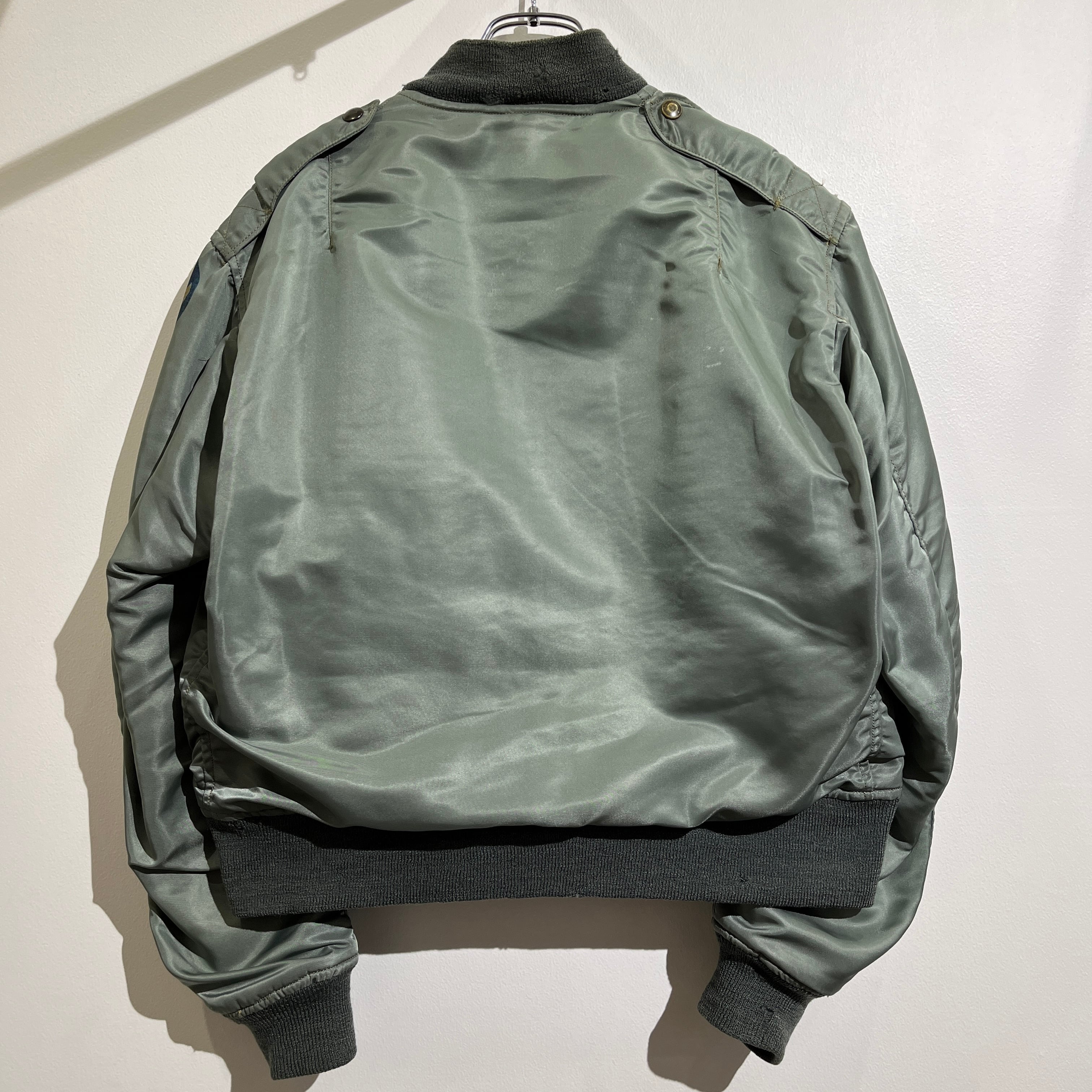 50s USAF L-2B Flight Jacket 50年代 エアフォース フライトジャケット 綿無し 黒タグ エポーレット エアフォースマーク  M | ヴィンテージカイトリオレゴン powered by BASE