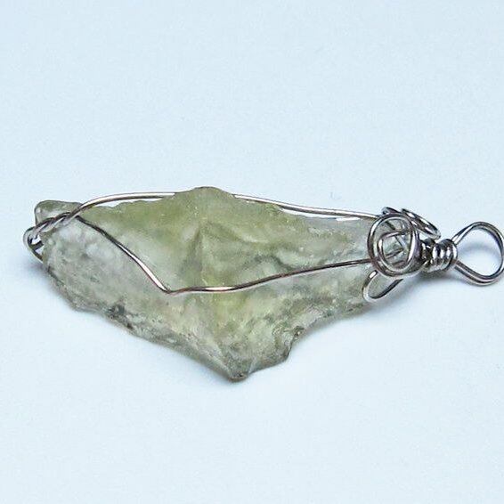 リビアングラス ペンダント 一点物 メール便可 112-13736