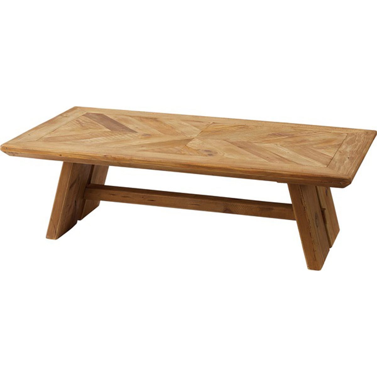 リビングテーブル 天然木 パイン古材 水性塗装