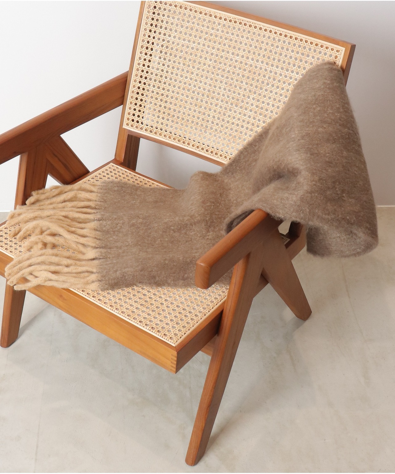 OI230501 バイカラーメランジーストール green