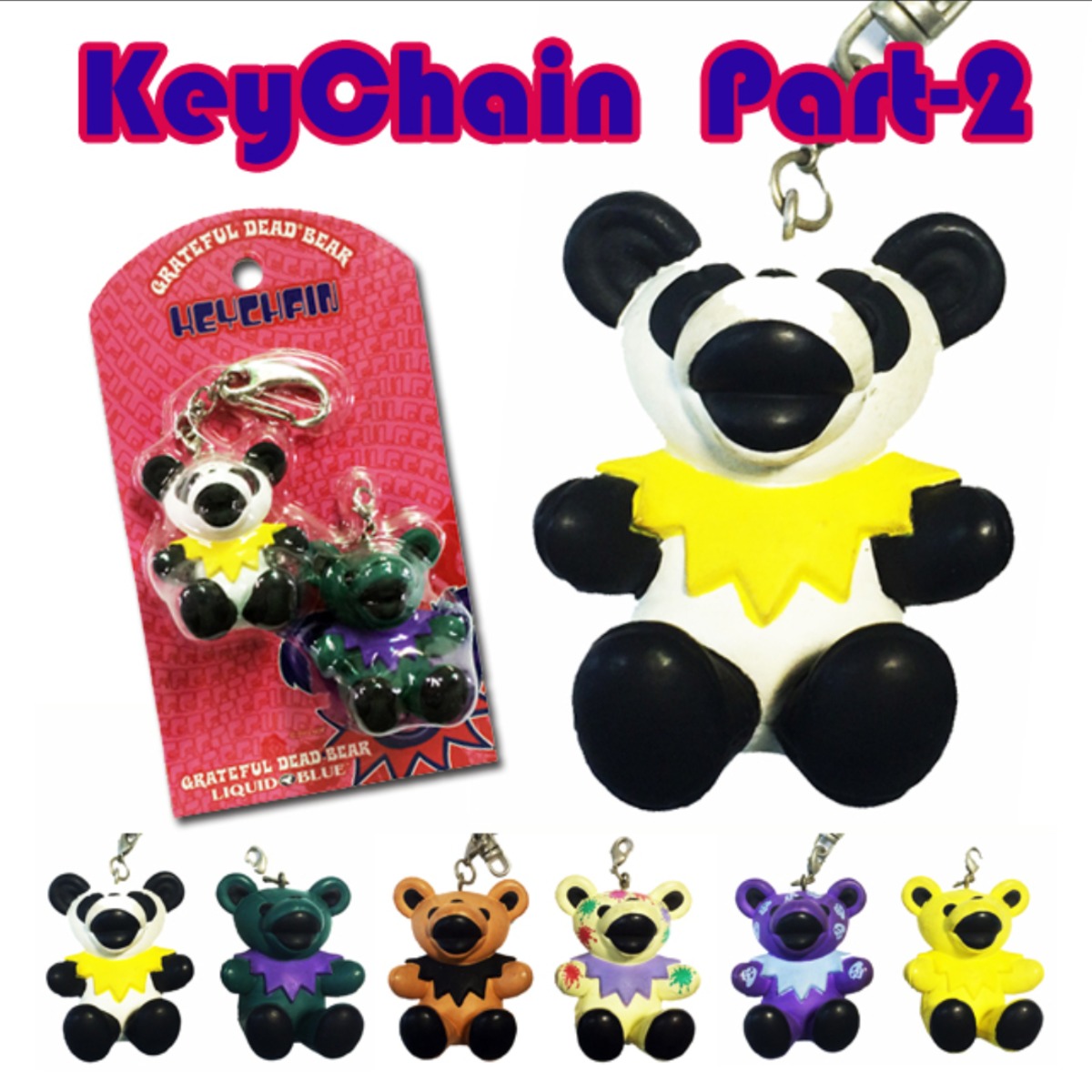 再入荷！【Grateful Dead （グレイトフルデッド）】BEAR KEY CHAIN