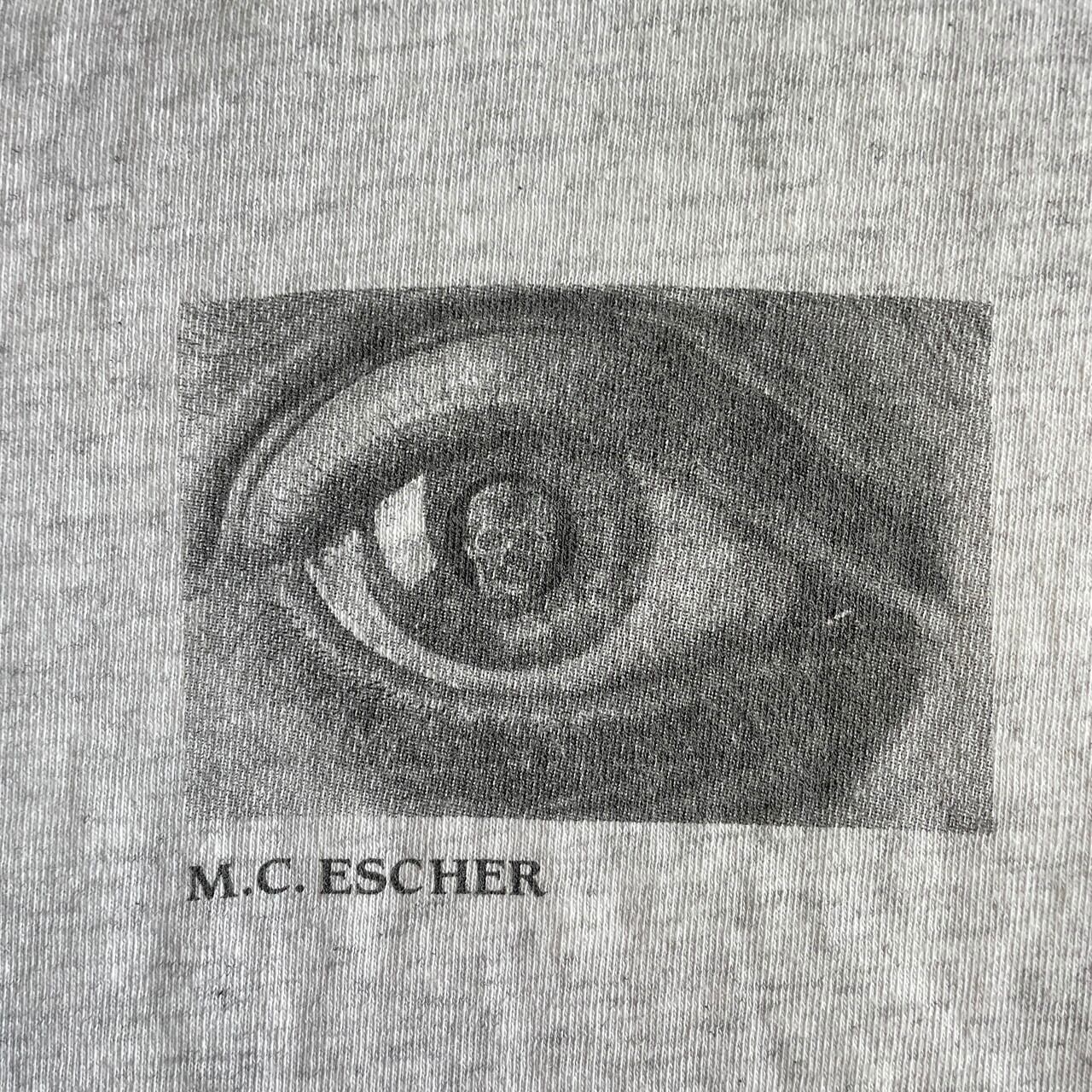 90年代 USA製 M.C.ESCHER EYE エッシャー 眼 アート バックプリントT