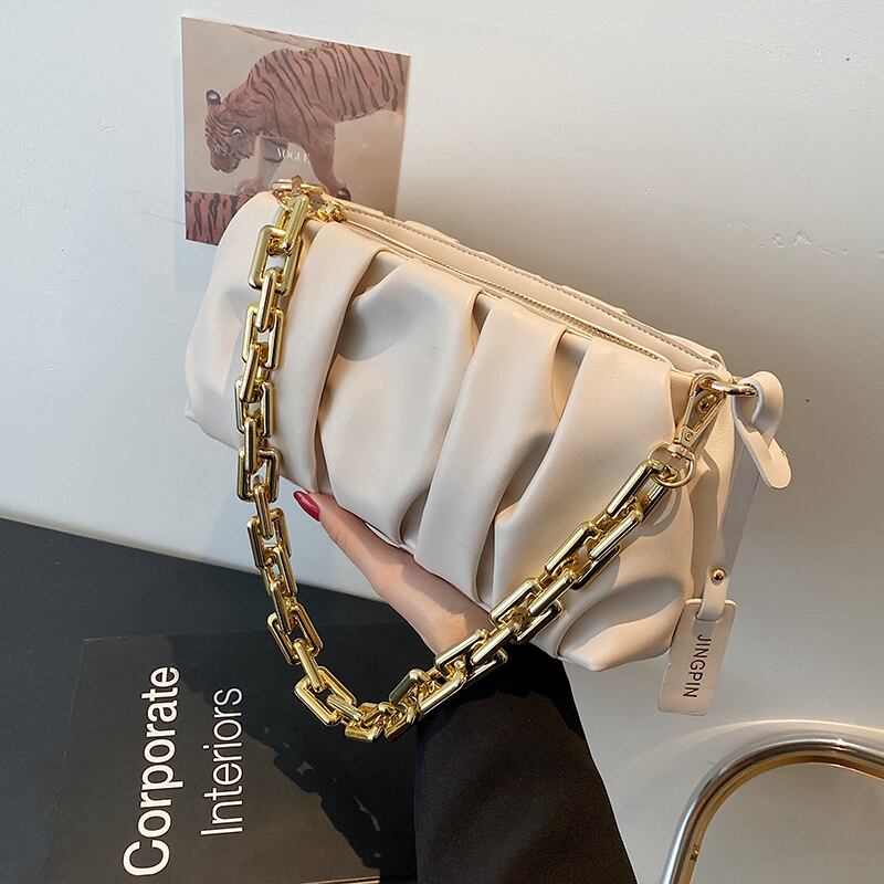 サマーチェーン 夏物 スクウェア メッセンジャーバッグ 手作りハンドバック18877418155