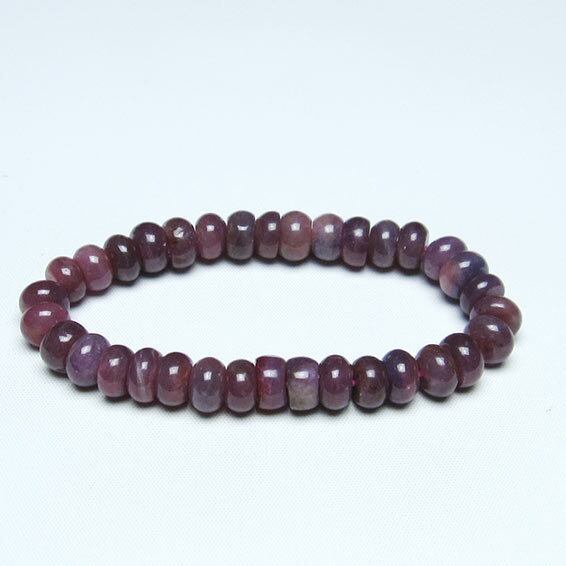 ルビー ブレスレット 10mm 一点物 おまかせ便 111-28699