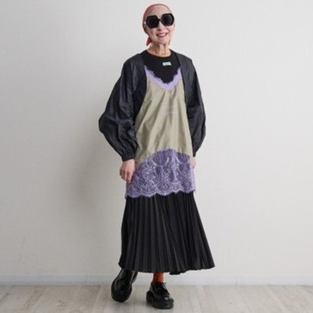 【THOMAS MAGPIE】N/Taffeta(ロングキャミソール)