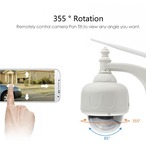 Formosa Japan 防犯カメラ ドーム型 4倍ズーム 100万画素 HD 屋外 IP67 防水 夜間撮影 増設可能 モーション感知 無線 遠隔