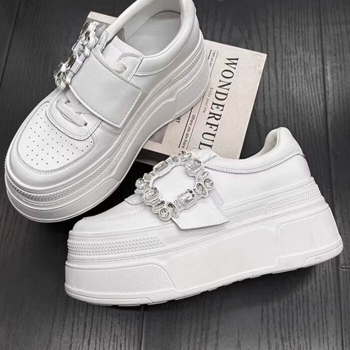 ビジュー 厚底 スニーカー 3412781