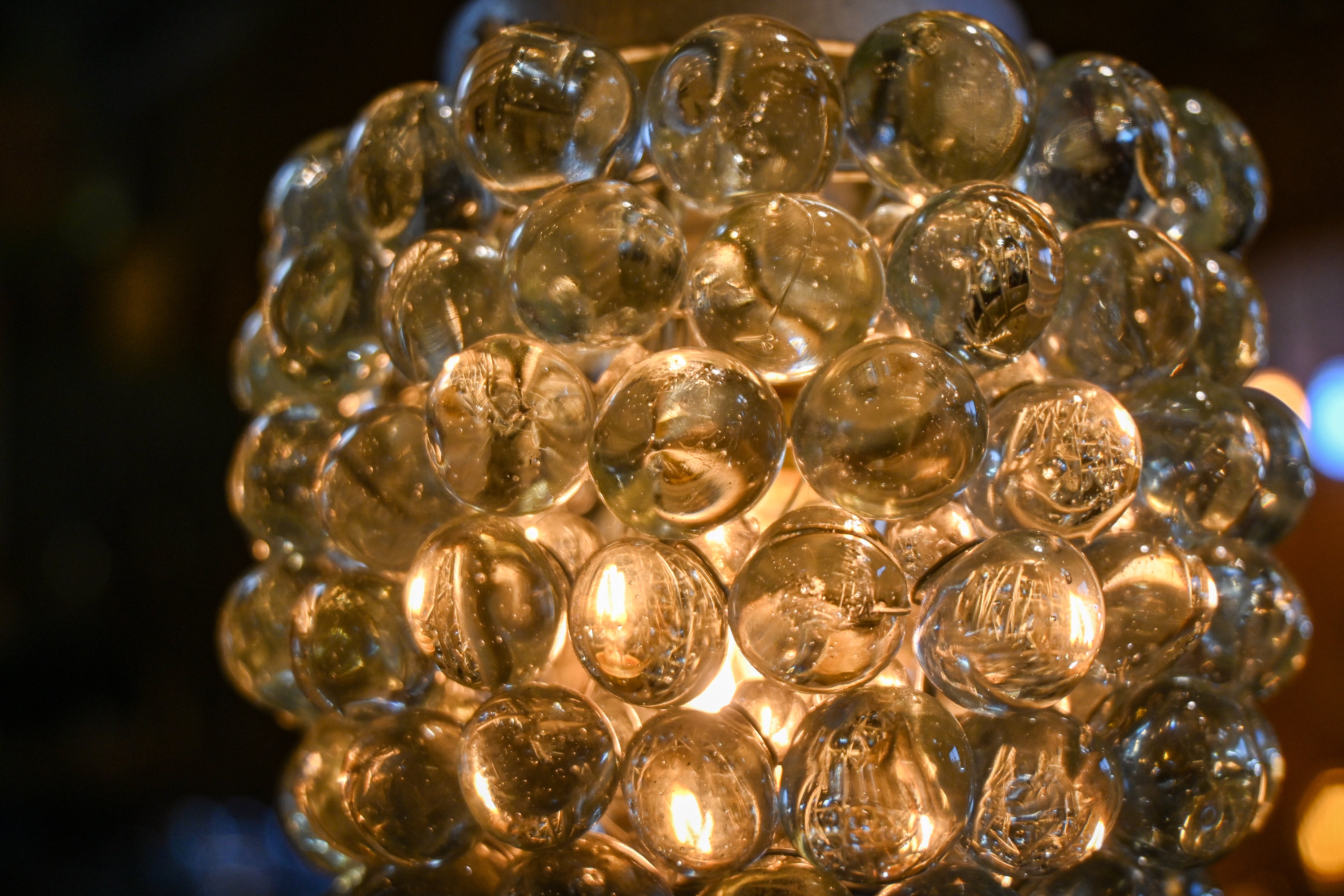 antique glass pendantlight