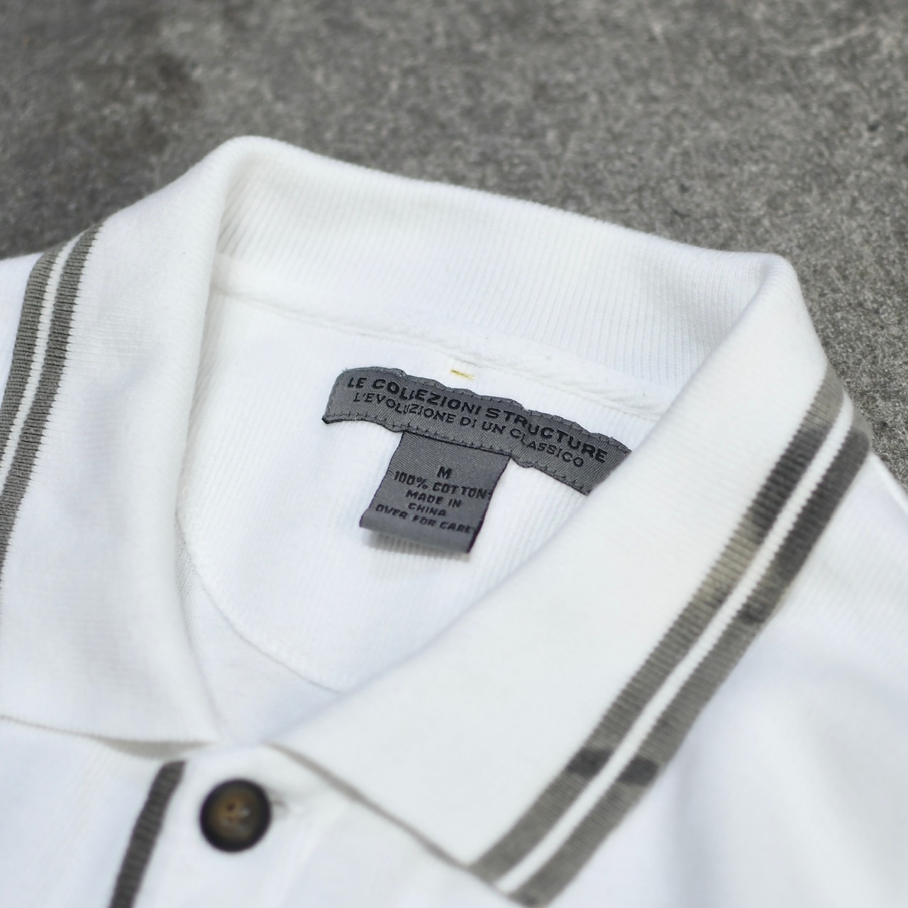 LE COLLEZIONI STRUCTURE white knitted shirt
