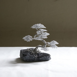 ツチンナカキ【Wirebonsai】Ssize シルバー