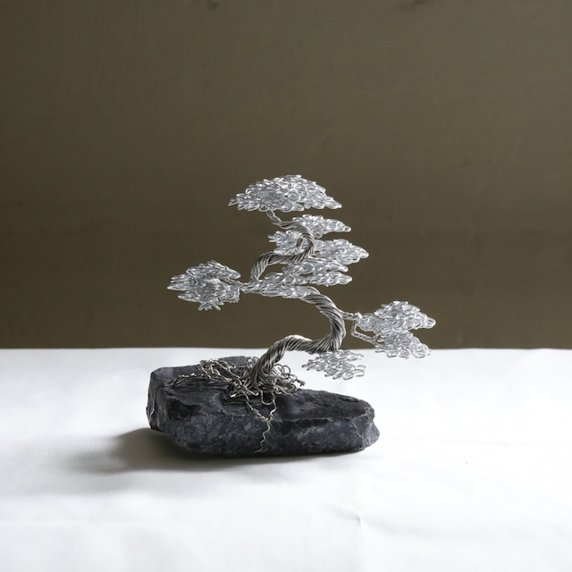 ツチンナカキ【Wirebonsai】Ssize シルバー