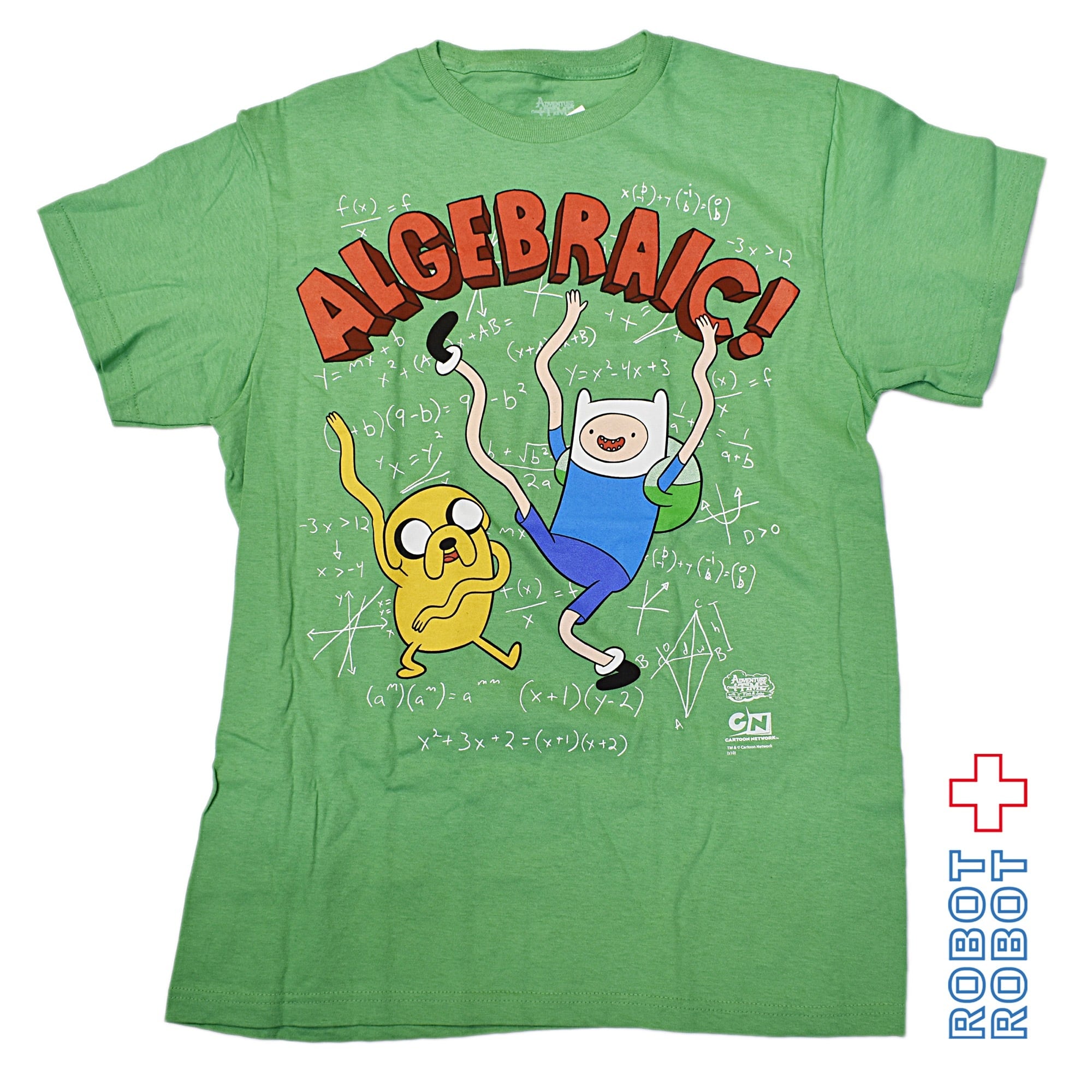 アドベンチャータイム 半袖Tシャツ レディースM ライトブルー フィン ジェイク Tシャツ アドベンチャータイム フィンとジェイク | ROBOTROBOT