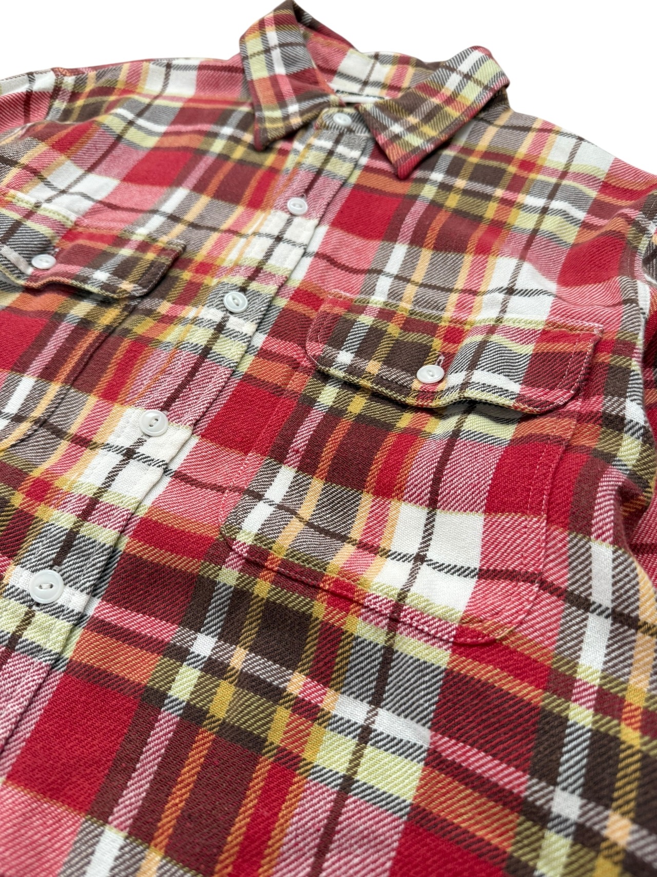A BATHING APE(アベイシングエイプ) heavy cotton check shirt ヘヴィーコットン チェック シャツ
