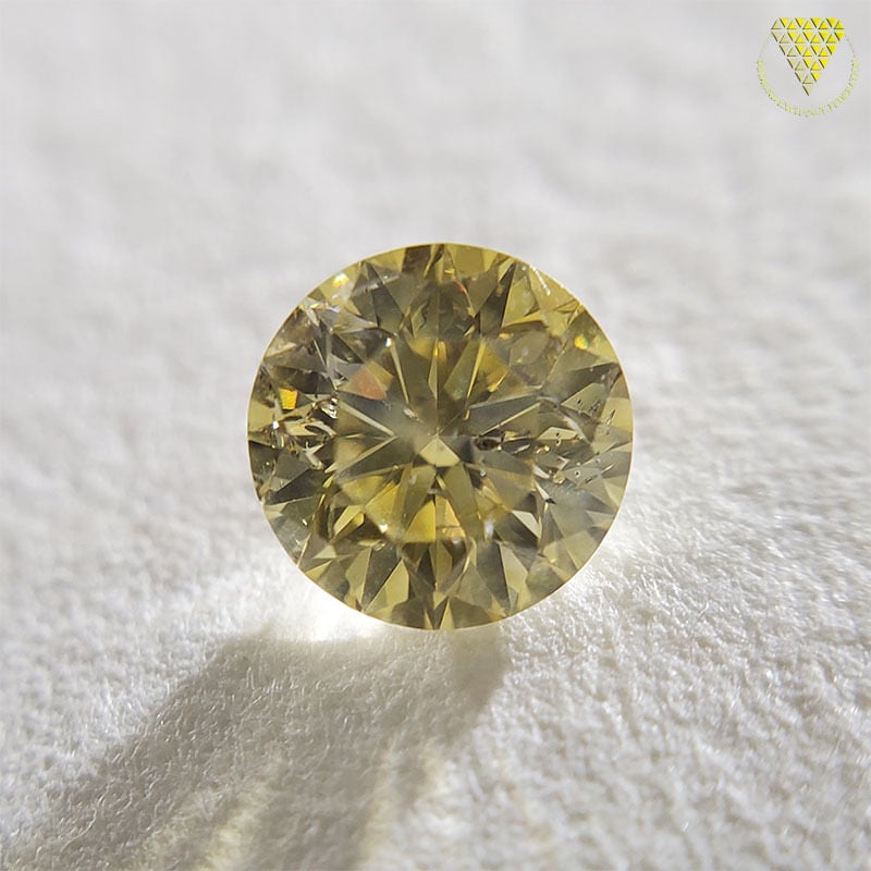 0.5ct FANCY LIGHT YELLOW ルース　イエローダイヤ