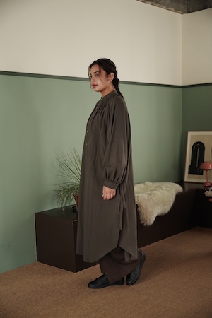 Cotton Cash Gathered Dress