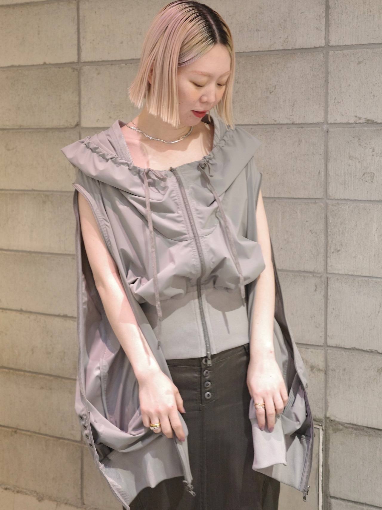 【25SS】MUKCYEN ムッシャン / protein deformed hoodie / フーディー - 3