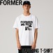 半袖TEE Tシャツ FORMER フォーマー UNFOLDING T-SHIRT TE24123 WHITE 日本代理店正規品L