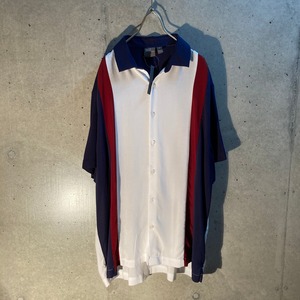 3tone rayon short sleeve shirt