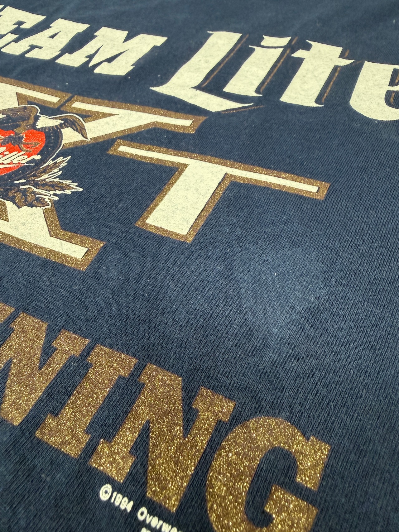 90s Team Miller Lite  / Hanes HEAVYWEIGHT made in usa・画像9