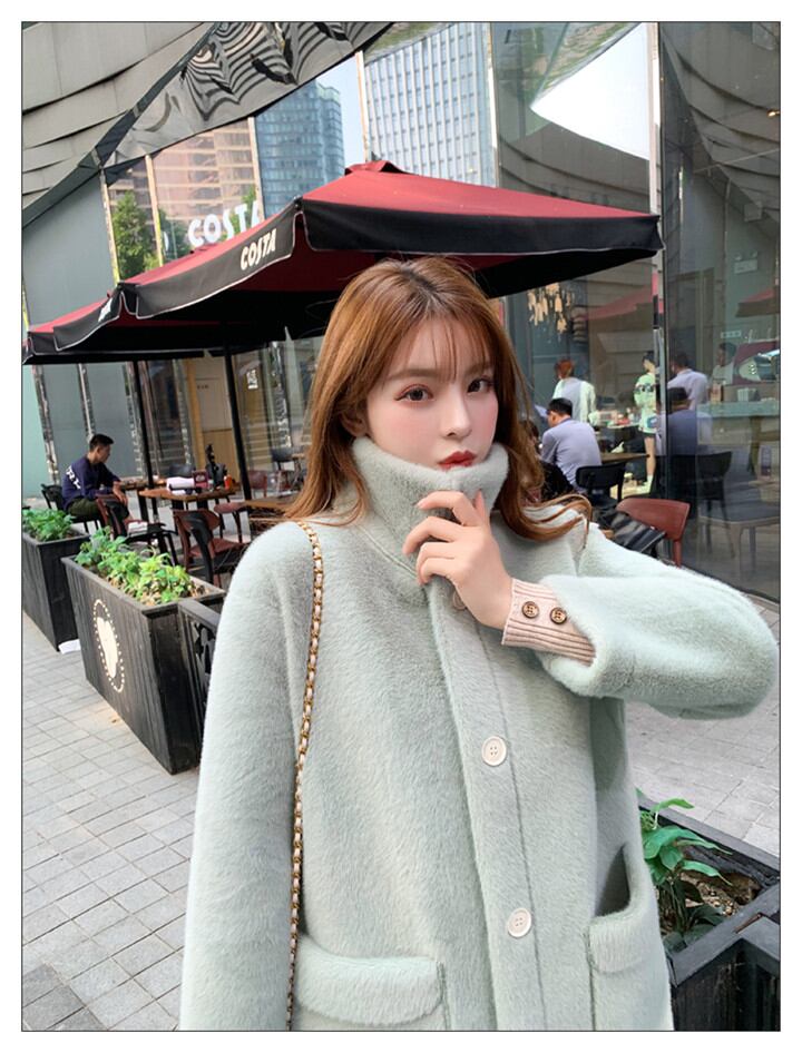 華やか新品入荷 韓国 エレガント 中・長セクション コート 秋冬 暖かさ 気高い ラペル チェスターコート