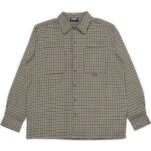 【PLEASURES/プレジャーズ】IGNITION PLAID SHIRT 長袖シャツ / GREEN