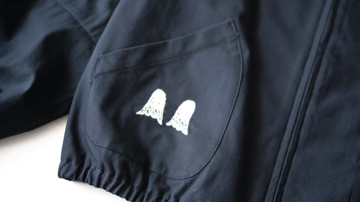 mina perhonen 26SS 〉 troll “ジャケット” / AES2078PD / navy | 世界