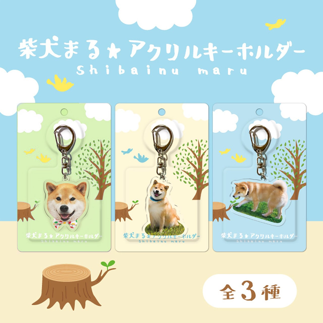 柴犬まる☆アクリルキーホルダー | marutaroshop
