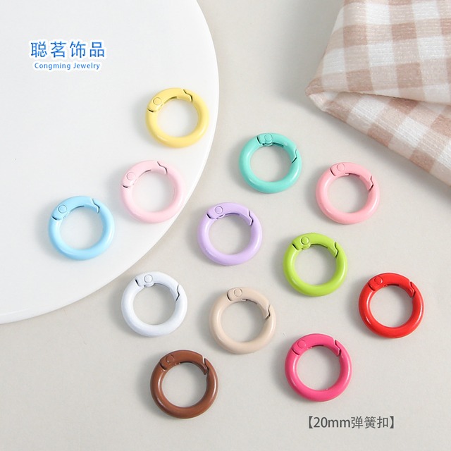 20mmカラースプリングバックル DIY部品