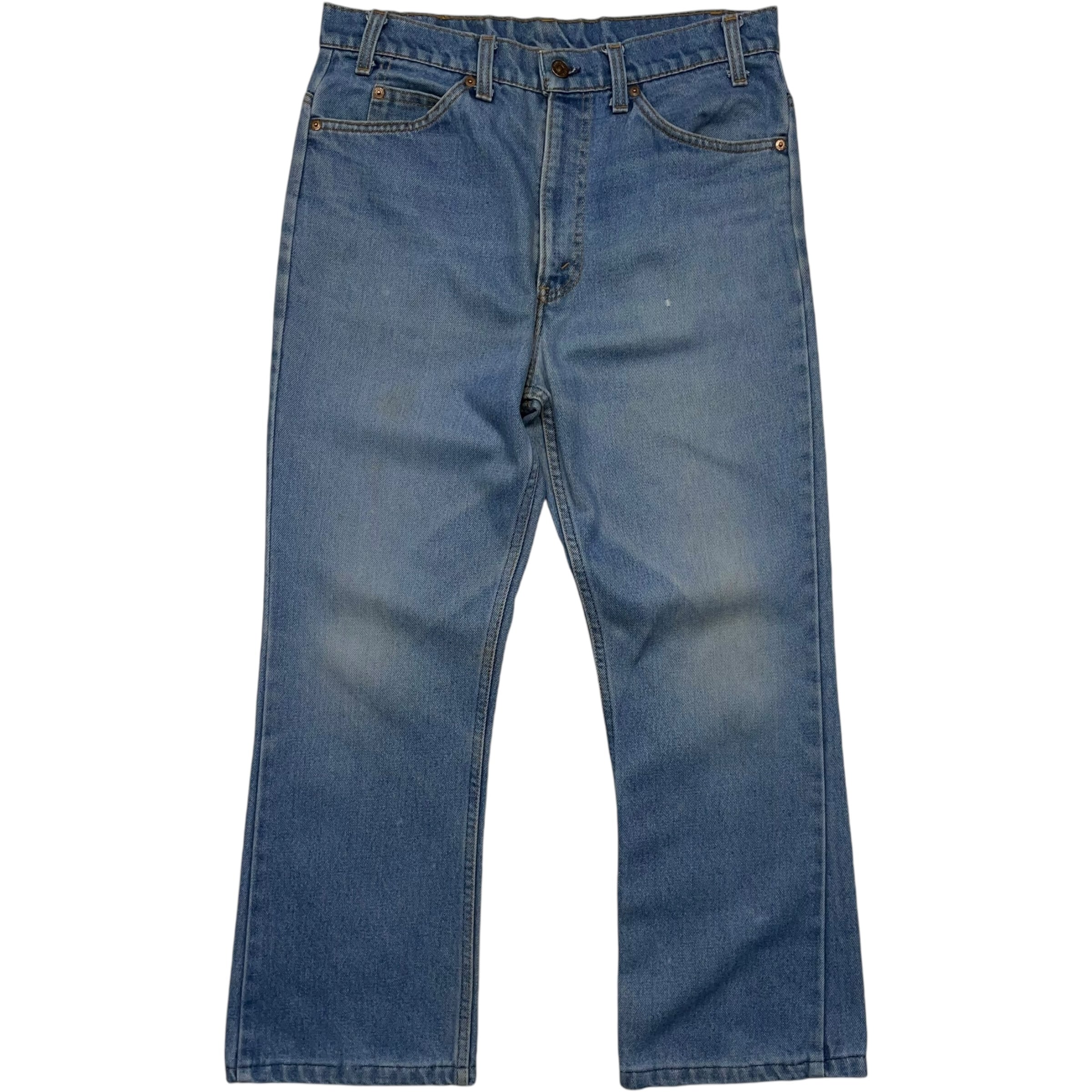 《実寸 W34L26》 Levi's リーバイス 517 デニムパンツ フレアパンツ ブルー 80年代〜 no.4613