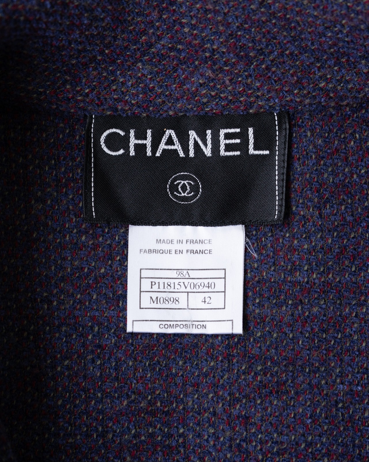 〈CHANEL〉Tweed Cardigan Jacket P11815V06940