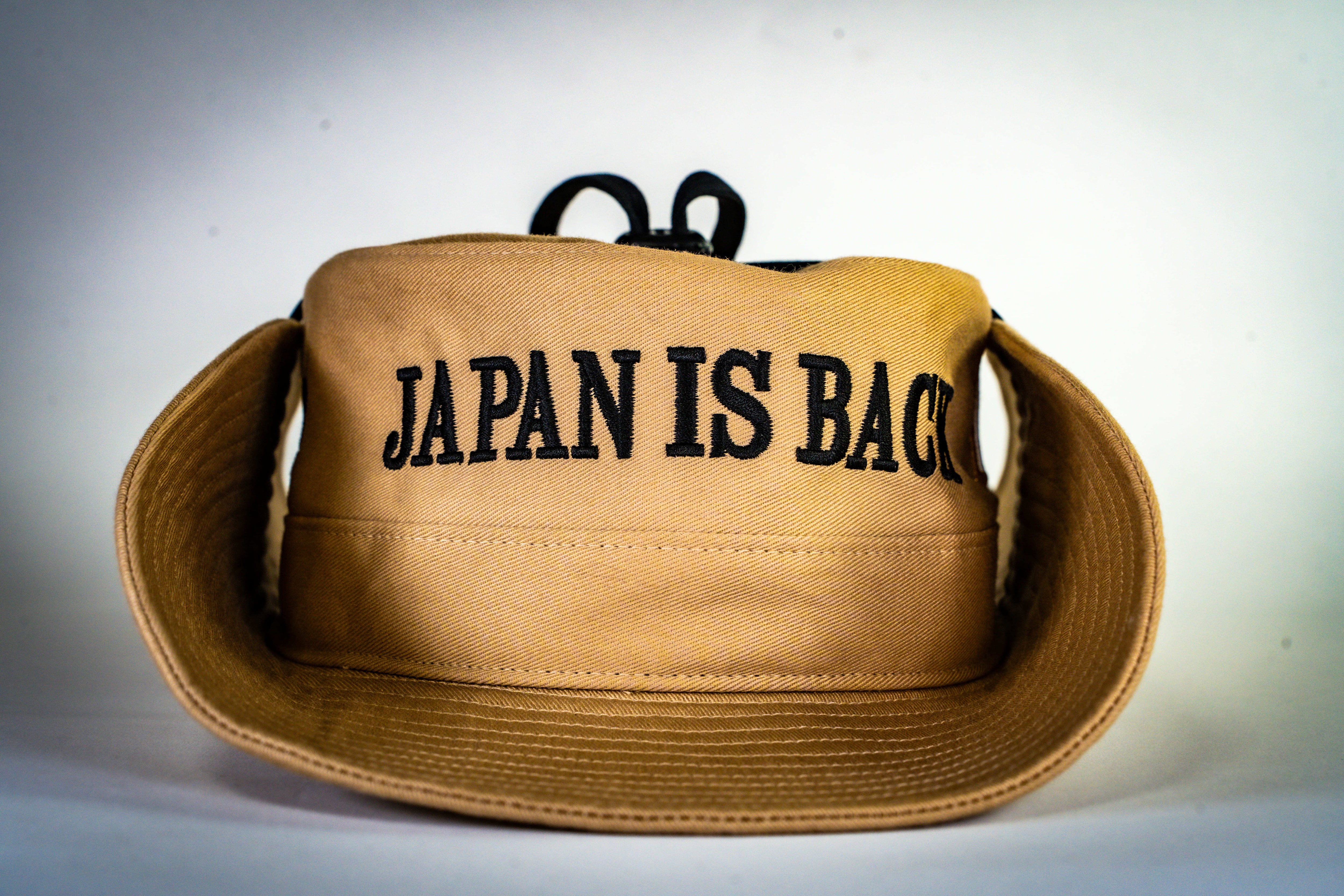 Japan is back ハット カーキ | チームサナエ Veanas号公式グッズ販売