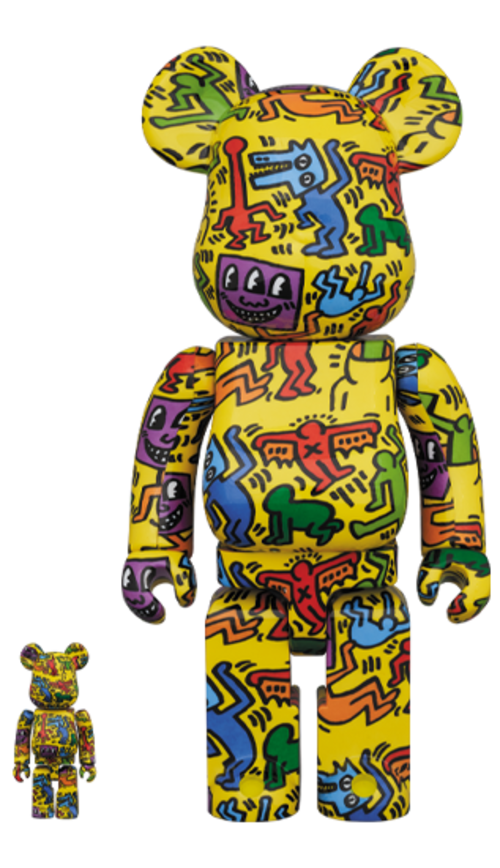 メディコム BE@RBRICK ベアブリック 100% & 400% キースへリング 5 未開封 ４号店商品