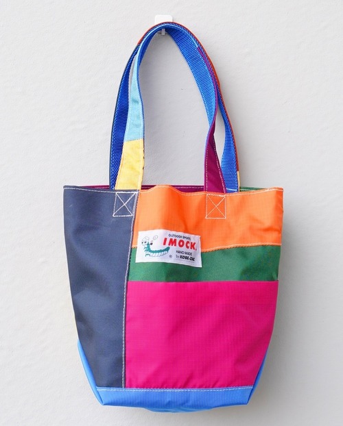 IMOCK-KOBE ZAC-NYLON PATCHWORK TOTE SMALL