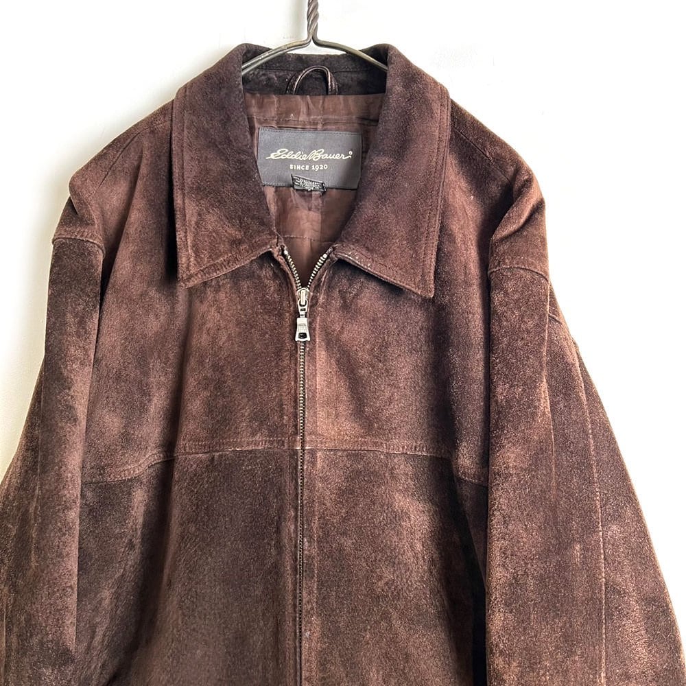 Eddie Bauer] Vintage Suede Jacket [1990s-] Vintage Suede Drizzler