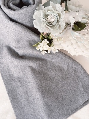 NATURAL 厚地グレーウール 7034#GR