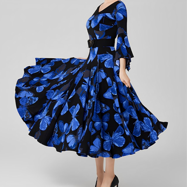 華やかでエレガント デザイン スタンダードドレス ds0460