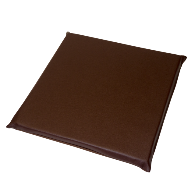 すべりにくいレザー 座布団　TT（茶）50×50