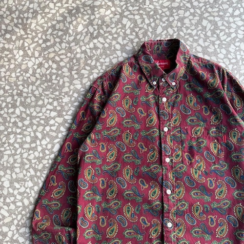 Supreme / 13aw Paisley shirt sizeS