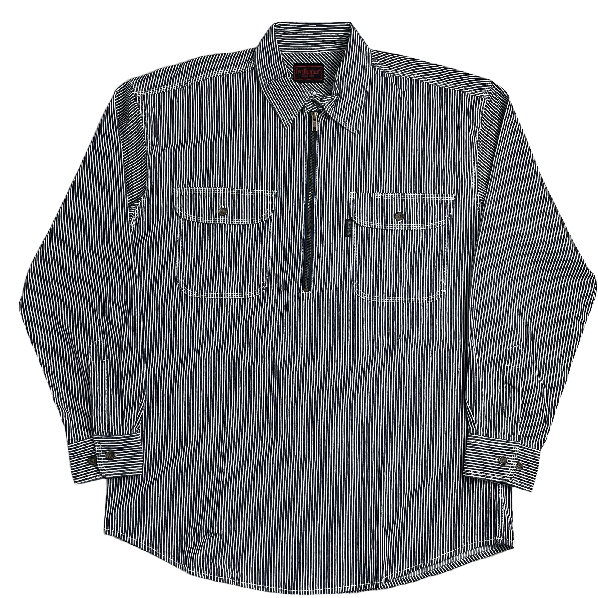 FIVE BROTHER HALF ZIP WORK SHIRTS