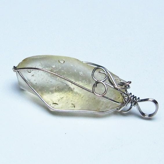 リビアングラス ペンダント 一点物 メール便可 112-13672