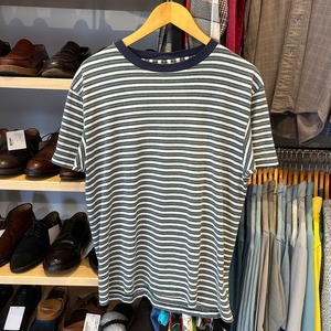 ⓃBASIC EDITION BORDER T-SHIRT USA