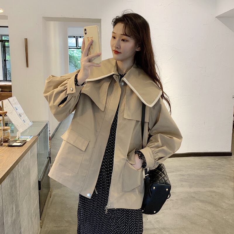 ショートコート スプリングオータムスタイルジャケット 春物 秋物 スーパーモール75849394454