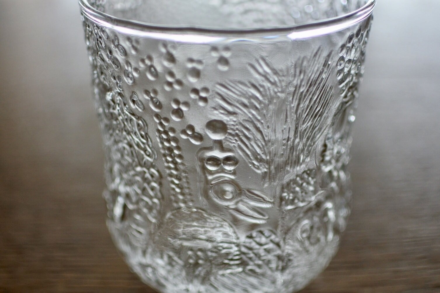 vintage IITTALA FAUNA clear glass M / ヴィンテージ イッタラ