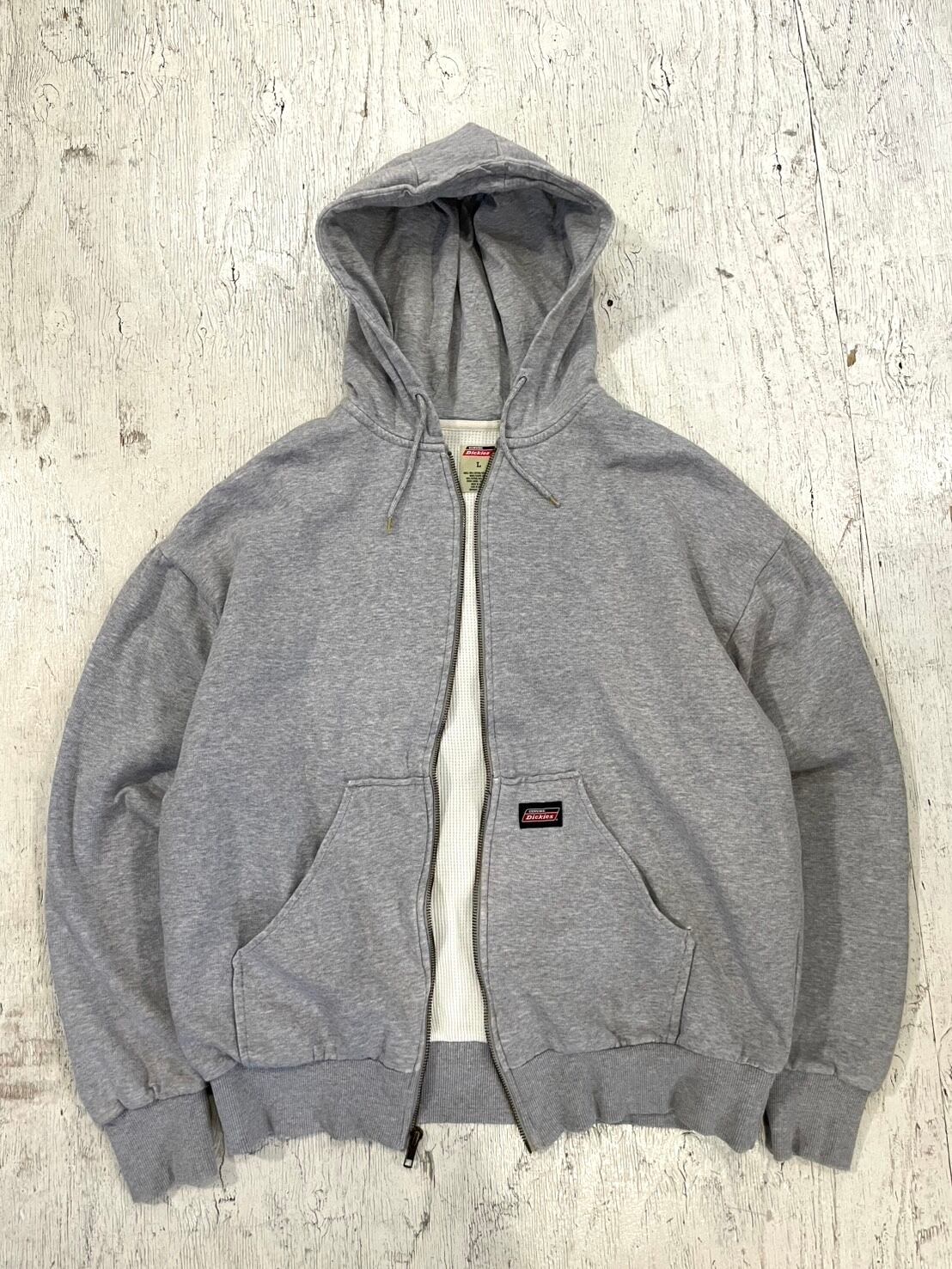 2000's Dickies zipup hoodie 裏サーマル #H184
