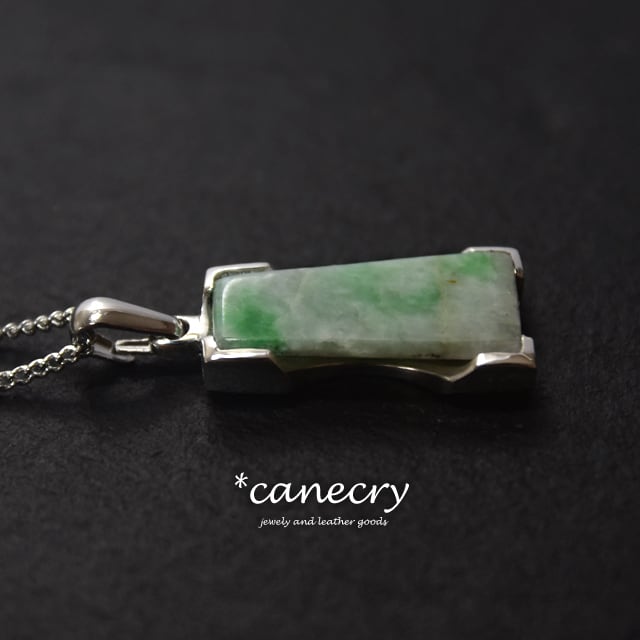 糸魚川翡翠のネックレス | 天然石ジュエリーの Canecry