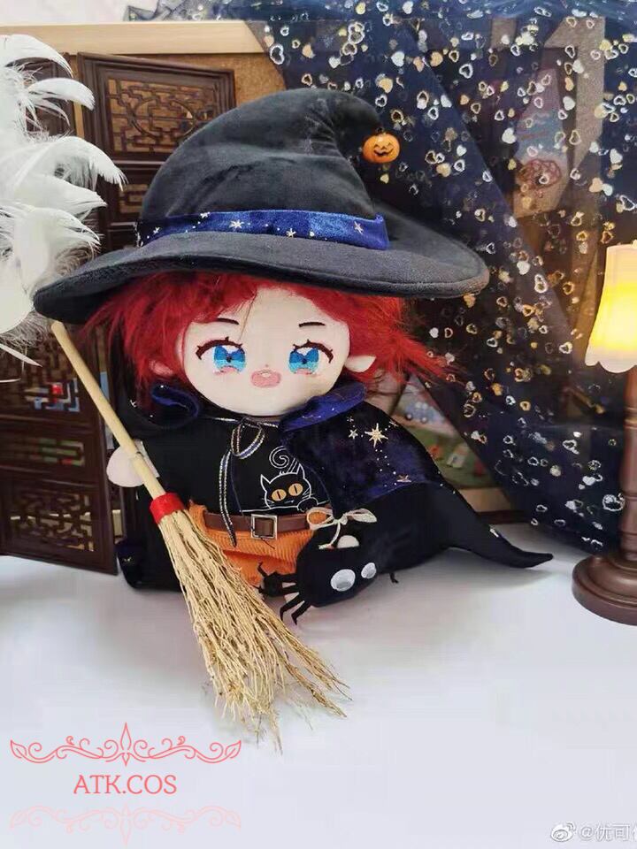 ATK.COS】14 ぬいぐるみ服 着せ替え ハロウィン ほうき 20センチ 20cm