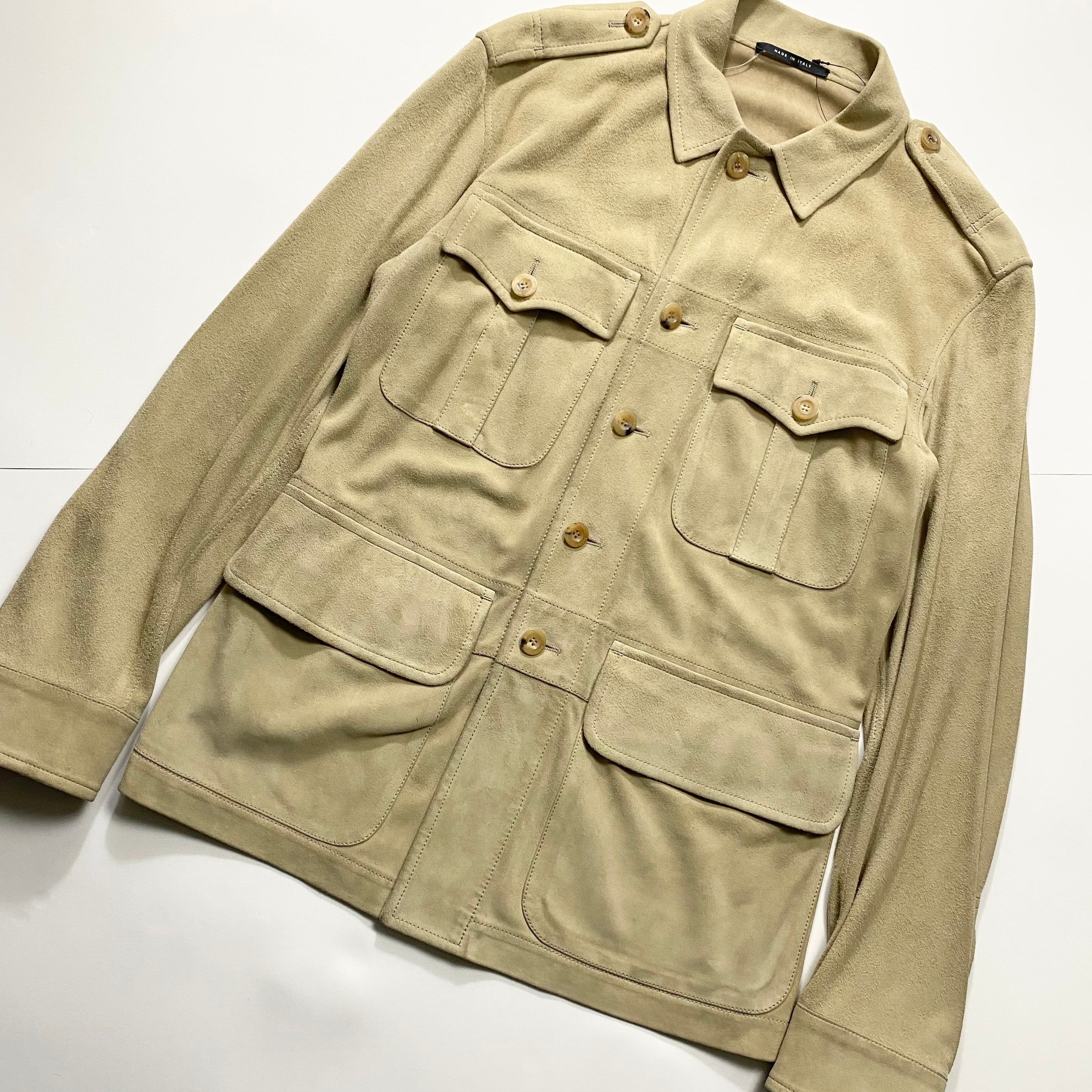 GUCCI nubuck safari jacket | NOIR ONLINE